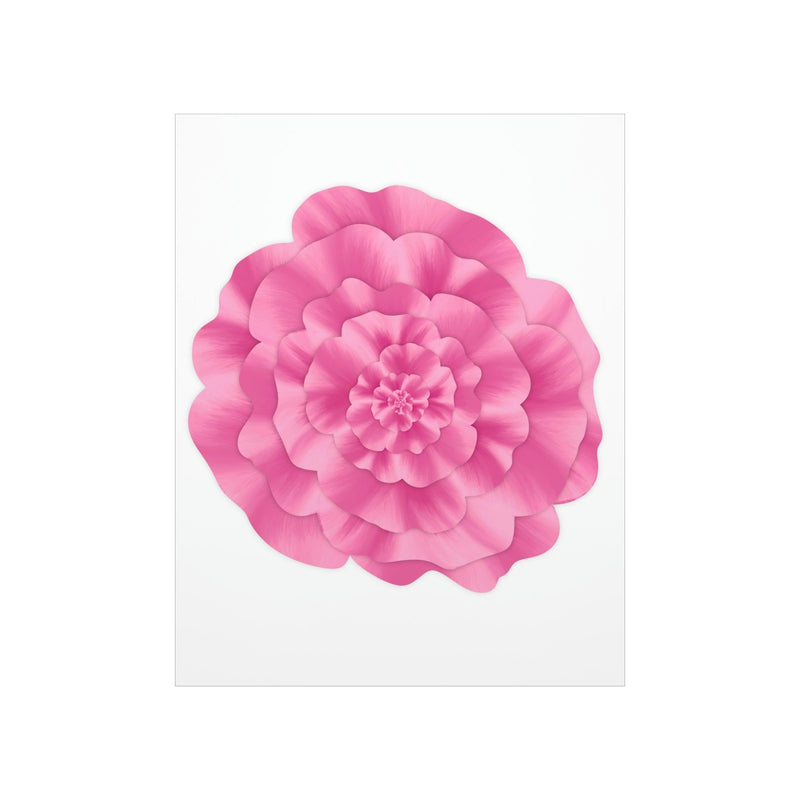 Abstract Peony Flower Print, Poster, Printify, Back to School, Home & Living, Indoor, Matte, Paper, Posters, Valentine&