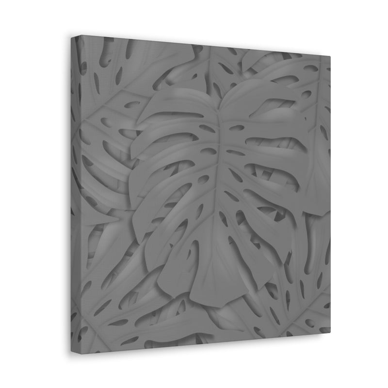 Smokey Monstera Canvas