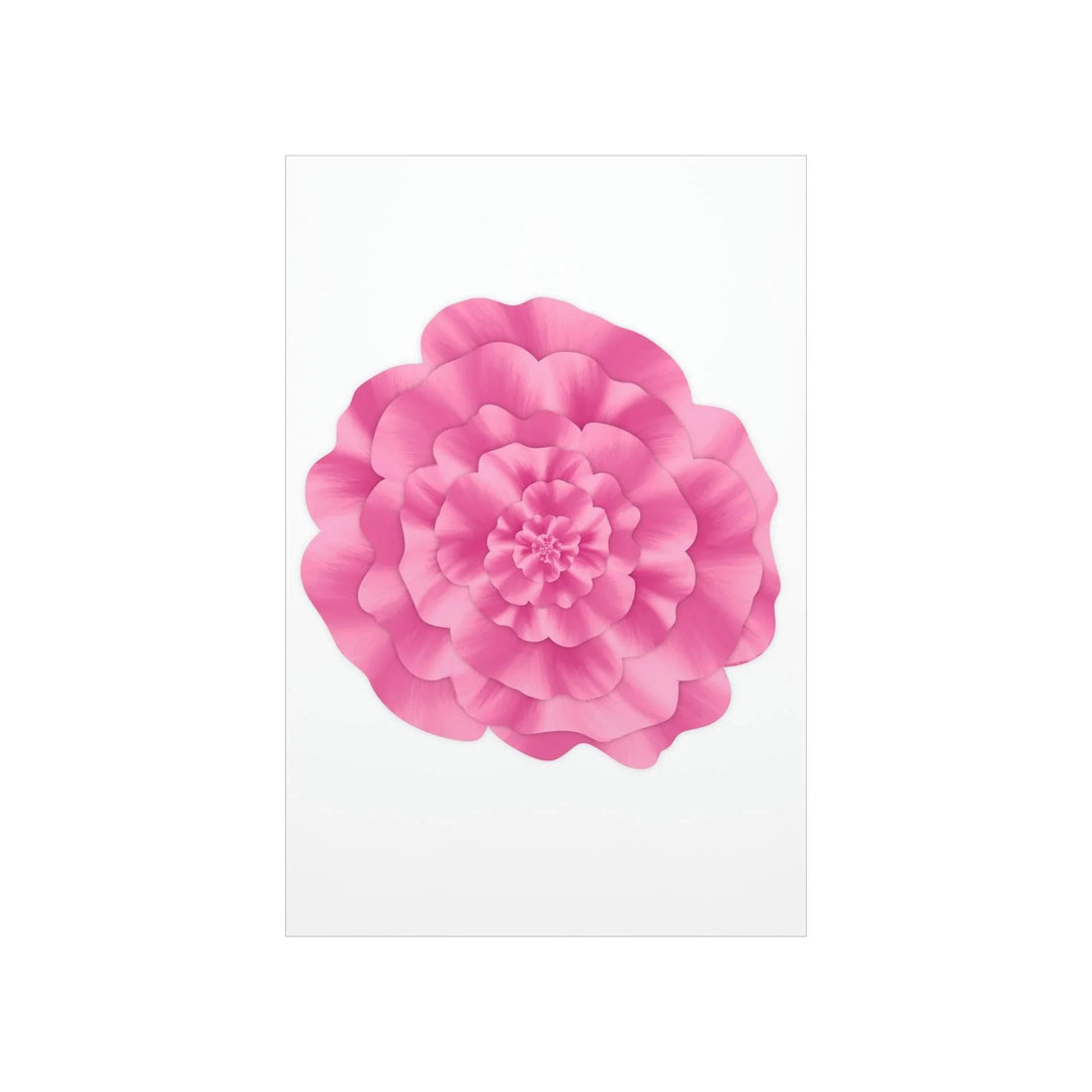 Abstract Peony Flower Print, Poster, Printify, Back to School, Home & Living, Indoor, Matte, Paper, Posters, Valentine's Day promotion, Laura Christine Photography & Design, laurachristinedesign.com