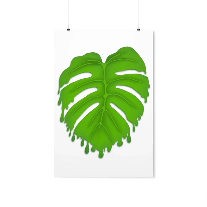 Melting Monstera Print, Poster, Laura Christine Photography & Design, Back to School, Home & Living, Indoor, Matte, Paper, Posters, Valentine's Day promotion, Laura Christine Photography & Design, laurachristinedesign.com