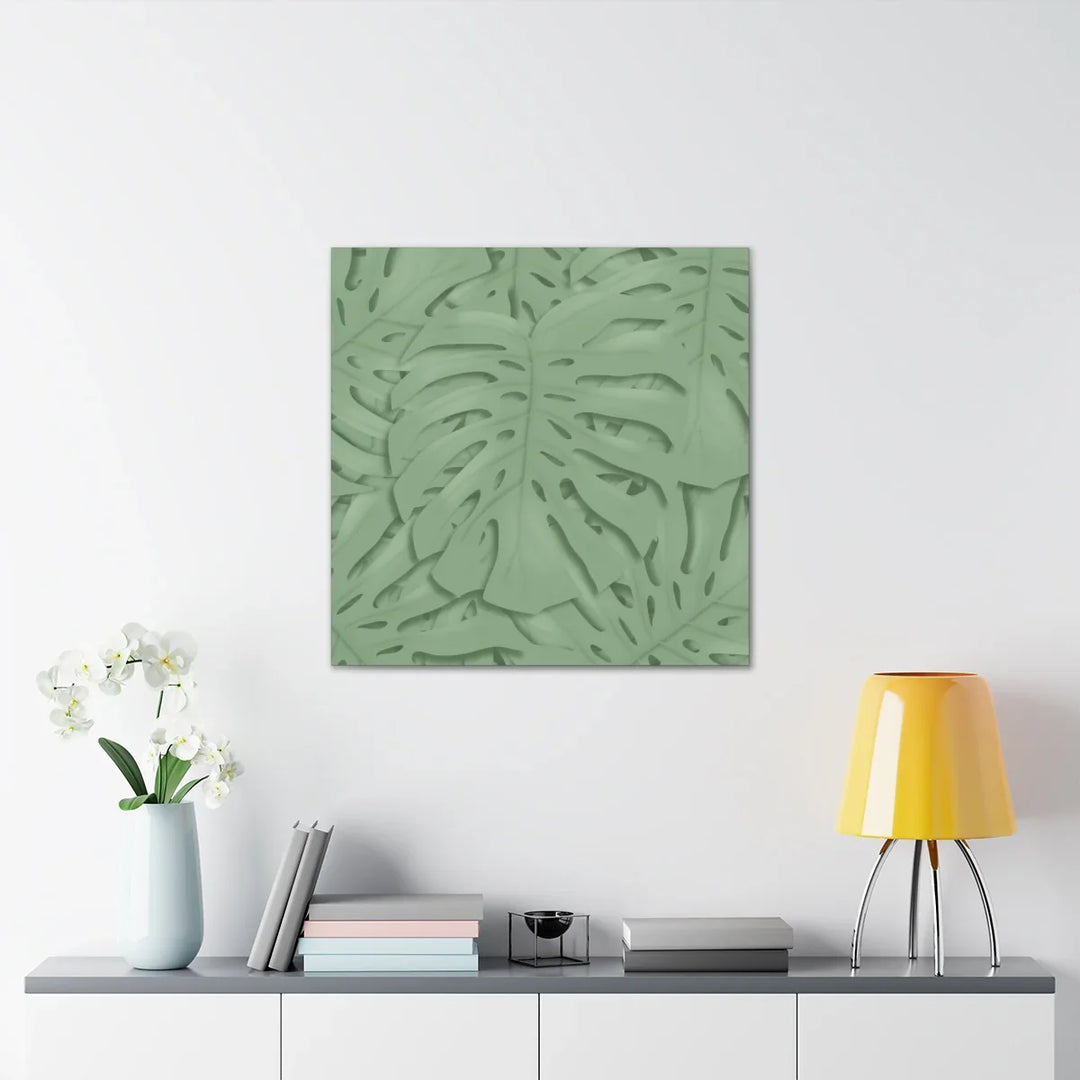 Monstera Canvas Art | Durable Matte Finish Canvas Art Print for Indoor Wall Decor