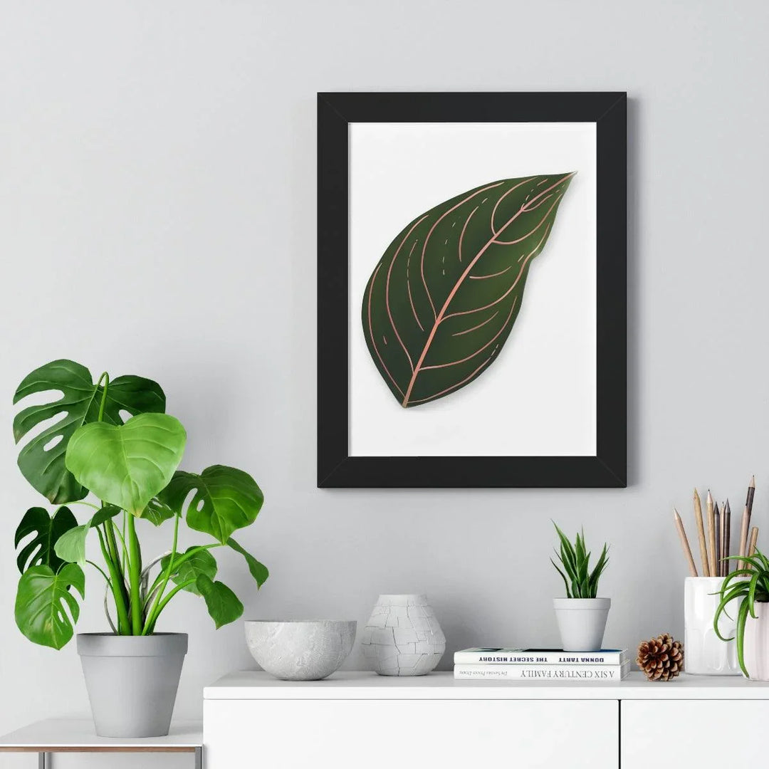 Aglaonema Rotundum Framed Print, Poster, Laura Christine Photography & Design, Framed, Home & Living, Indoor, Paper, Posters, Laura Christine Photography & Design, laurachristinedesign.com
