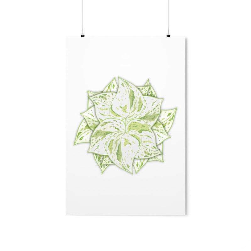 Snow Queen Pothos Print, Poster, Laura Christine Photography & Design, Back to School, Home & Living, Indoor, Matte, Paper, Posters, Valentine&