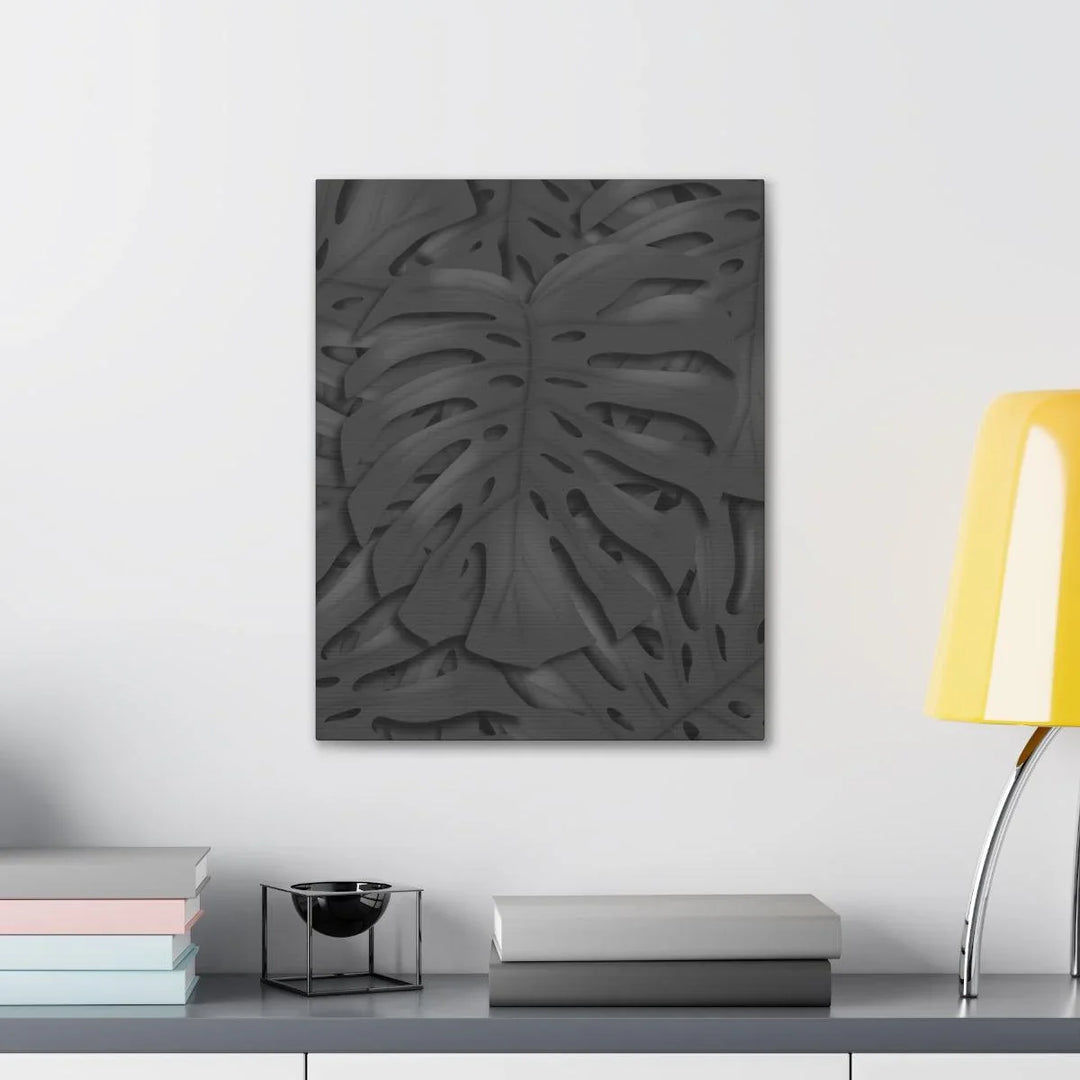 Charcoal Monstera Canvas, Canvas, Laura Christine Photography & Design, Art & Wall Decor, Canvas, Hanging Hardware, Home & Living, Indoor, Laura Christine Photography & Design, laurachristinedesign.com