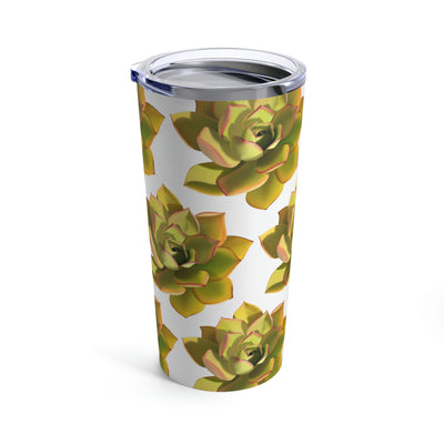 Noble Aeonium Succulent Pattern Tumbler