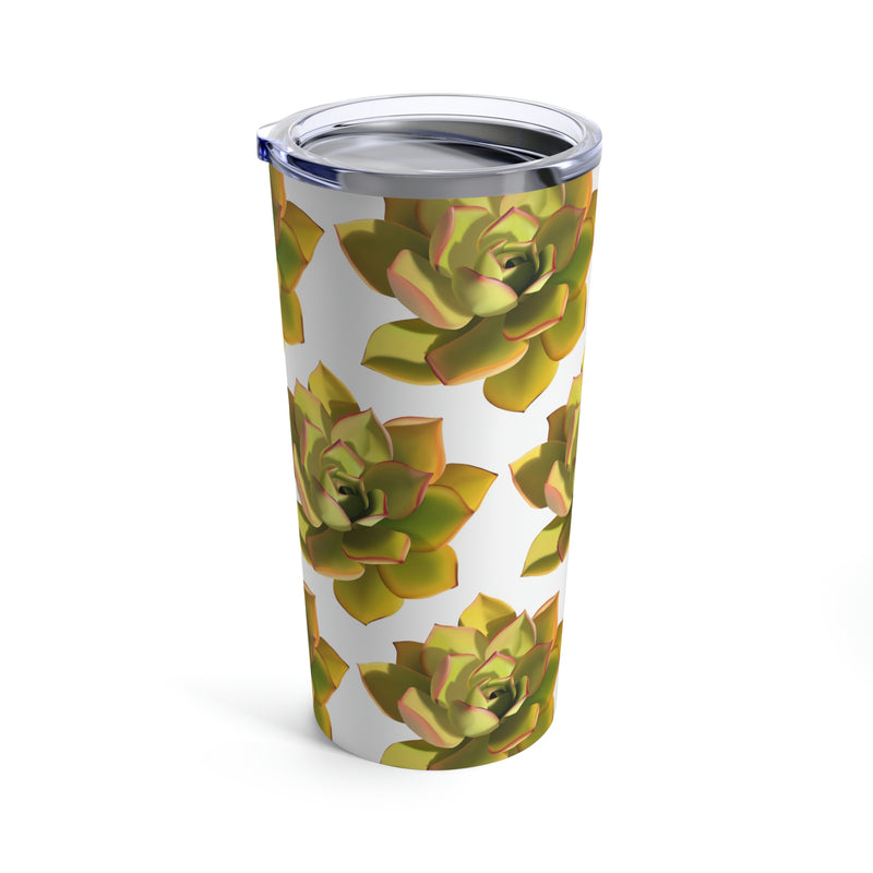 Noble Aeonium Succulent Pattern Tumbler