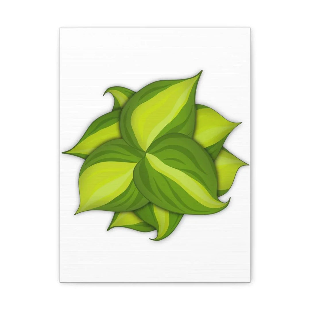 Philodendron Brasil Canvas - Botanical Canvas Art Print With Matte Finish & Durable Hanging - Laura Christine Photography & Design