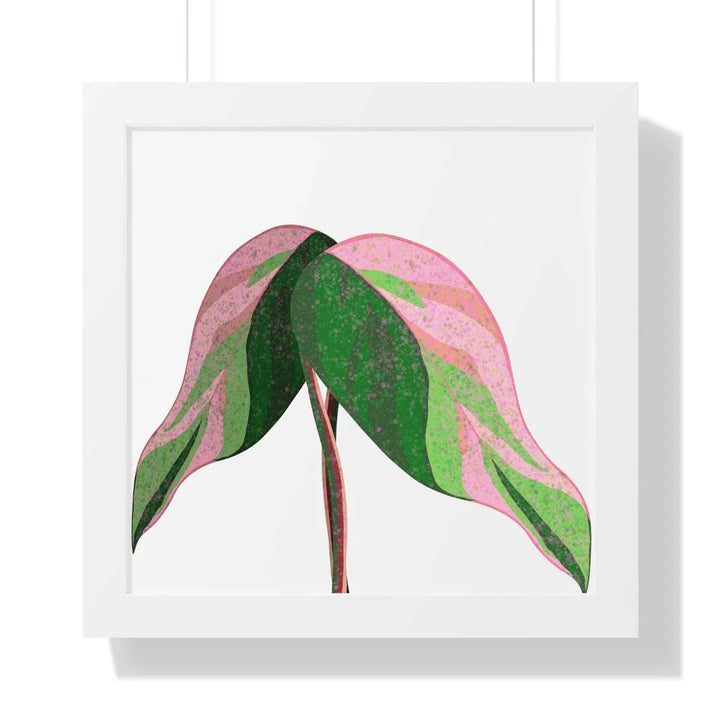 Pink Princess Philodendron Framed Print, Poster, Laura Christine Photography & Design, Framed, Home & Living, Indoor, Paper, Posters, Laura Christine Photography & Design, laurachristinedesign.com