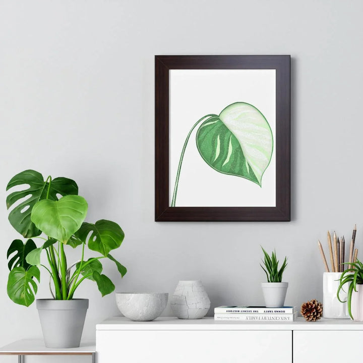 Monstera Albo Framed Print, Poster, Laura Christine Photography & Design, Framed, Home & Living, Indoor, Paper, Posters, Laura Christine Photography & Design, laurachristinedesign.com