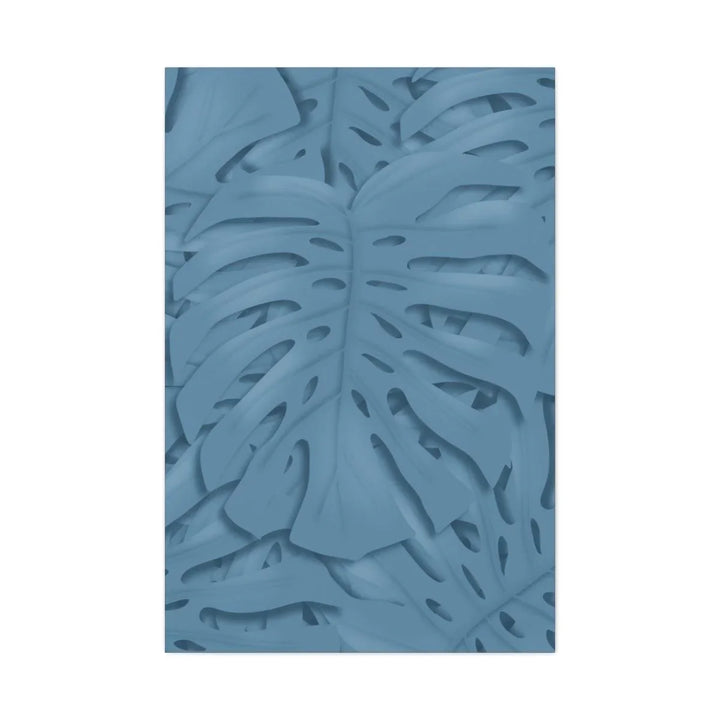 Cerulean Blue Monstera Canvas, Canvas, Laura Christine Photography & Design, Art & Wall Decor, Canvas, Hanging Hardware, Home & Living, Indoor, Laura Christine Photography & Design, laurachristinedesign.com