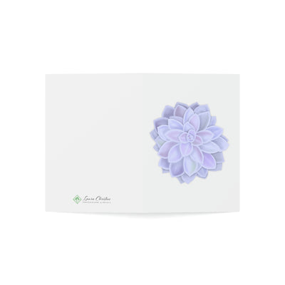 Graptopetalum 'Murasaki'  Succulent Greeting Card