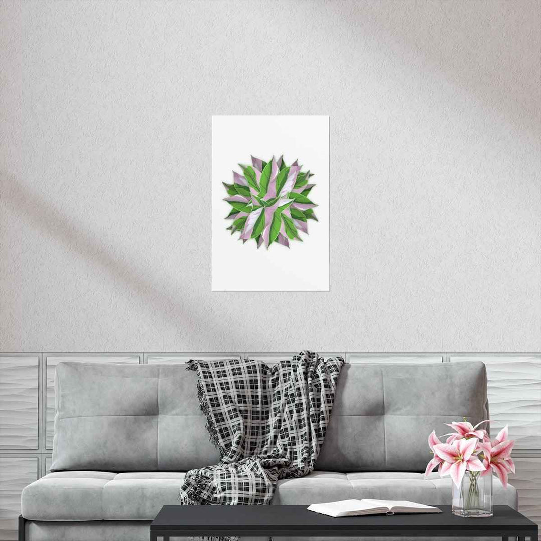 Tricolor Syngonium Print - Botanical Poster on Museum Grade Paper | Archival Ink Unframed