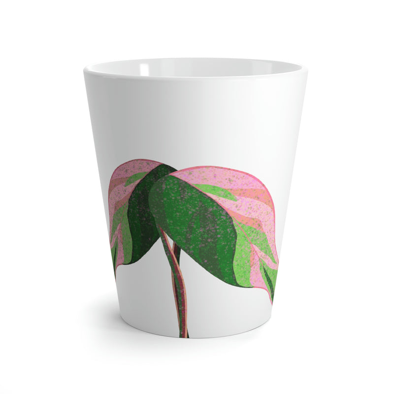 Pink Princess Philodendron Latte Mug, 12oz