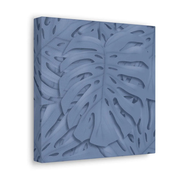 Slate Blue Monstera Canvas, Canvas, Laura Christine Photography & Design, Art & Wall Decor, Canvas, Hanging Hardware, Home & Living, Indoor, Laura Christine Photography & Design, laurachristinedesign.com