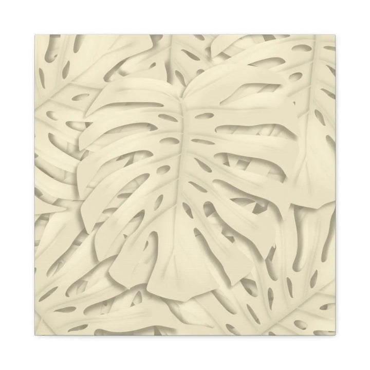 Soft Beige Monstera Canvas, Canvas, Laura Christine Photography & Design, Art & Wall Decor, Canvas, Hanging Hardware, Home & Living, Indoor, Laura Christine Photography & Design, laurachristinedesign.com