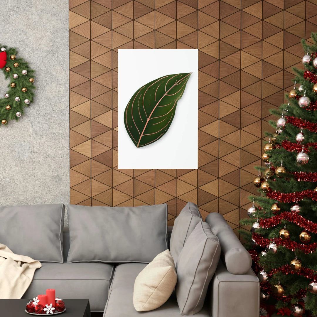 Aglaonema Rotundum Print – Botanical Wall Art on Museum Grade Paper | Unframed