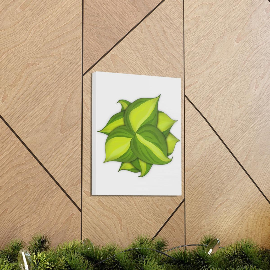 Philodendron Brasil Canvas - Botanical Canvas Art Print With Matte Finish & Durable Hanging - Laura Christine Photography & Design