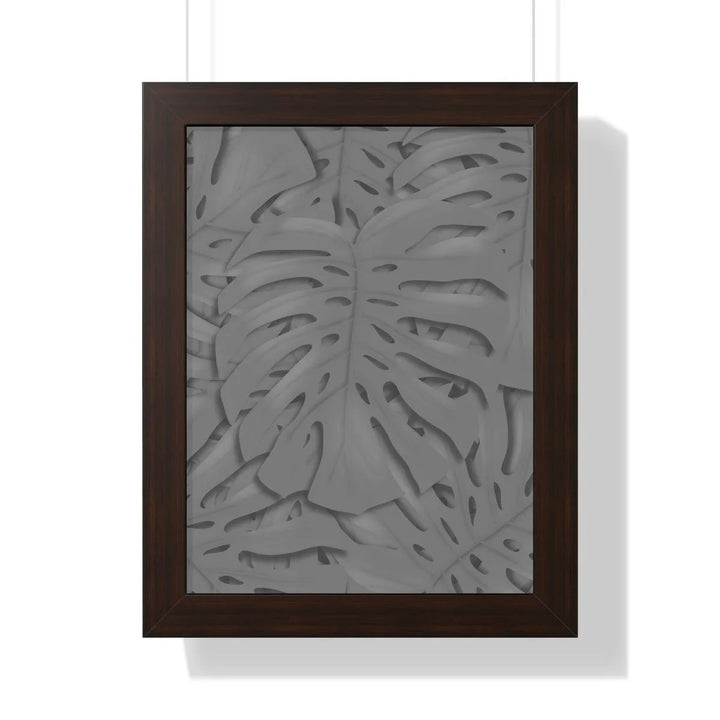 Smokey Monstera Framed Print, Poster, Laura Christine Photography & Design, Framed, Home & Living, Indoor, Paper, Posters, Laura Christine Photography & Design, laurachristinedesign.com