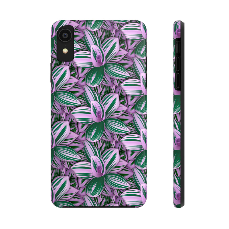 Tradescantia Nanouk Phone Case, Phone Case, Printify, Accessories, Glossy, iPhone Cases, Matte, Phone accessory, Phone Cases, Samsung Cases, Laura Christine Photography & Design, laurachristinedesign.com