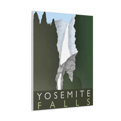 Yosemite Falls Minimalist Canvas, Canvas, Printify, Art & Wall Decor, Canvas, Hanging Hardware, Home & Living, Indoor, Laura Christine Photography & Design, laurachristinedesign.com