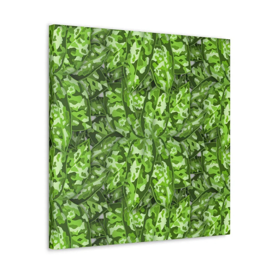 Aglaonema Pictum Tricolor Canvas, Canvas, Laura Christine Photography & Design, Art & Wall Decor, Canvas, Hanging Hardware, Home & Living, Indoor, Laura Christine Photography & Design, laurachristinedesign.com