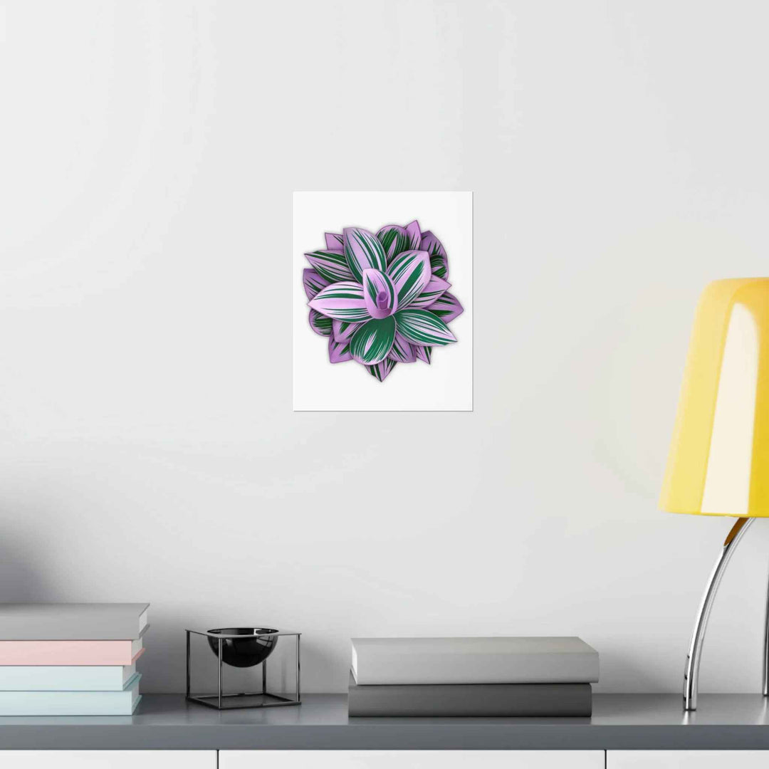 Tradescantia Nanouk Print – Botanical Wall Art on Museum-Grade Paper Poster Unframed