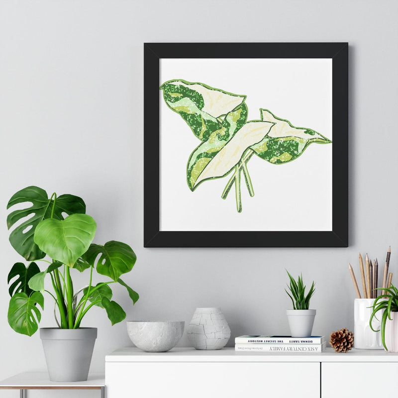 Marble Syngonium Framed Print, Poster, Laura Christine Photography & Design, Framed, Home & Living, Indoor, Paper, Posters, Laura Christine Photography & Design, laurachristinedesign.com