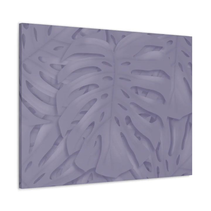 Violet Monstera Canvas – Durable Canvas Art Print With Matte Finish & Botanical Design