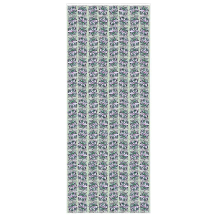 Tradescantia Nanouk Wrapping Paper - Premium Gloss Floral Gift Wrap with Pink Variegated Leaves