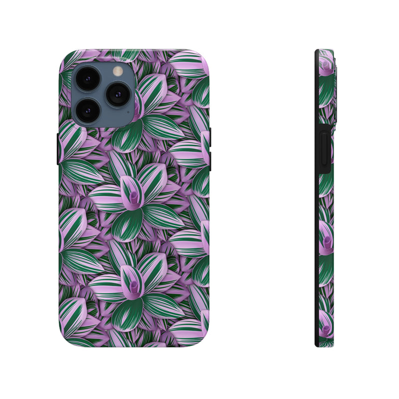 Tradescantia Nanouk Phone Case, Phone Case, Printify, Accessories, Glossy, iPhone Cases, Matte, Phone accessory, Phone Cases, Samsung Cases, Laura Christine Photography & Design, laurachristinedesign.com