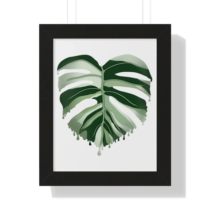 Melting Monstera (Albo) Framed Print, Poster, Laura Christine Photography & Design, Framed, Home & Living, Indoor, Paper, Posters, Laura Christine Photography & Design, laurachristinedesign.com