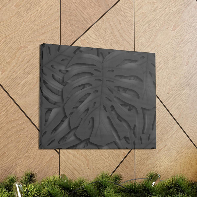 Charcoal Monstera Canvas, Canvas, Laura Christine Photography & Design, Art & Wall Decor, Canvas, Hanging Hardware, Home & Living, Indoor, Laura Christine Photography & Design, laurachristinedesign.com