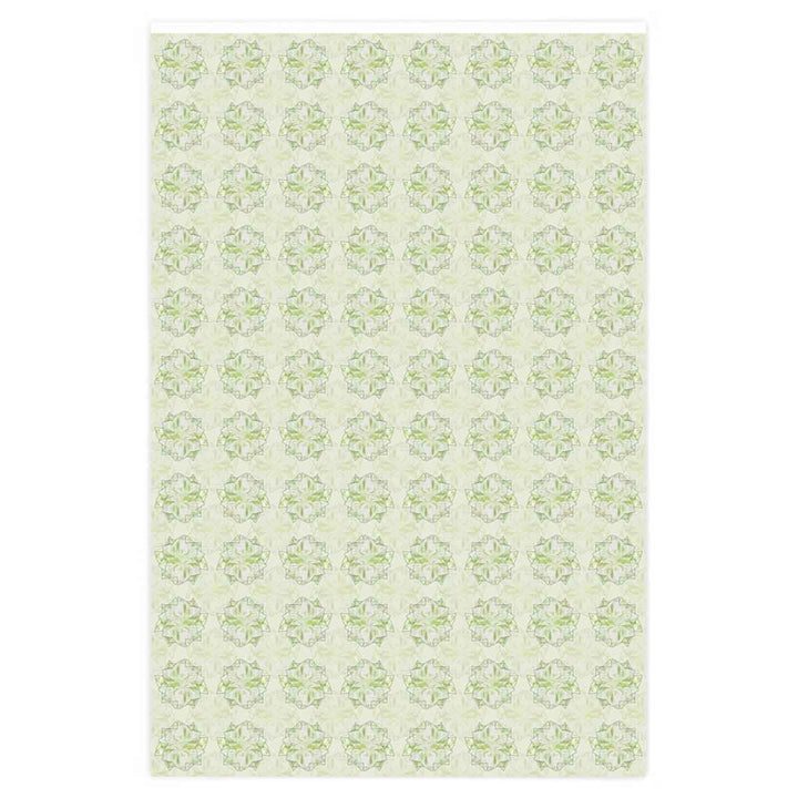 Snow Queen Wrapping Paper – Premium Gloss Holiday Gift Wrap with White Foliage Design