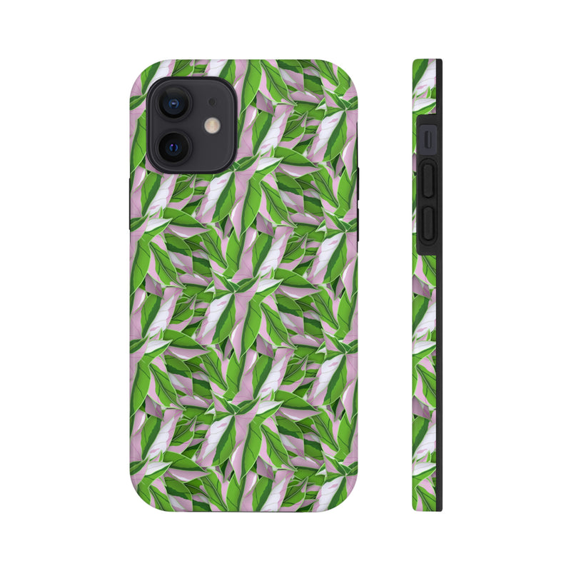 Tricolor Syngonium Phone Case, Phone Case, Printify, Accessories, Glossy, iPhone Cases, Matte, Phone accessory, Phone Cases, Samsung Cases, Laura Christine Photography & Design, laurachristinedesign.com