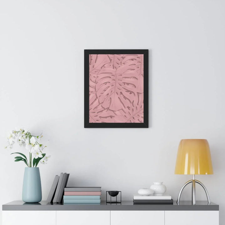 Soft Pink Monstera Framed Print, Poster, Laura Christine Photography & Design, Framed, Home & Living, Indoor, Paper, Posters, Laura Christine Photography & Design, laurachristinedesign.com