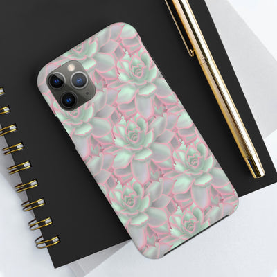 Echeveria Violet Queen Succulent Phone Case, Phone Case, Printify, Accessories, Glossy, iPhone Cases, Matte, Phone accessory, Phone Cases, Samsung Cases, Laura Christine Photography & Design, laurachristinedesign.com