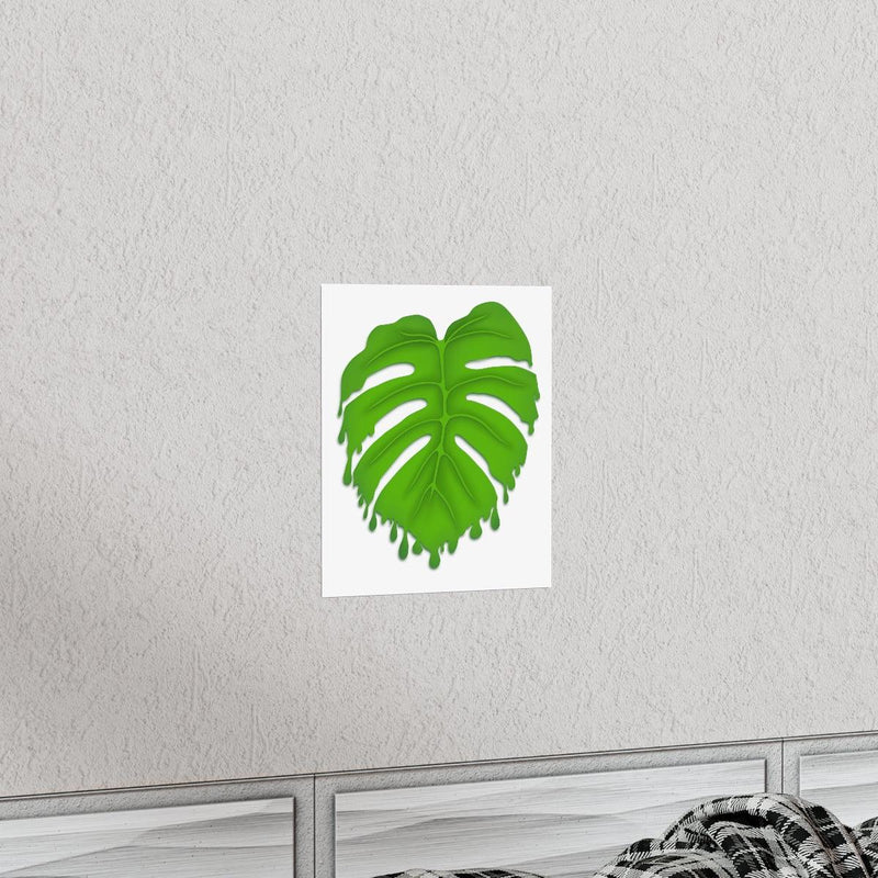 Melting Monstera Print, Poster, Laura Christine Photography & Design, Back to School, Home & Living, Indoor, Matte, Paper, Posters, Valentine&