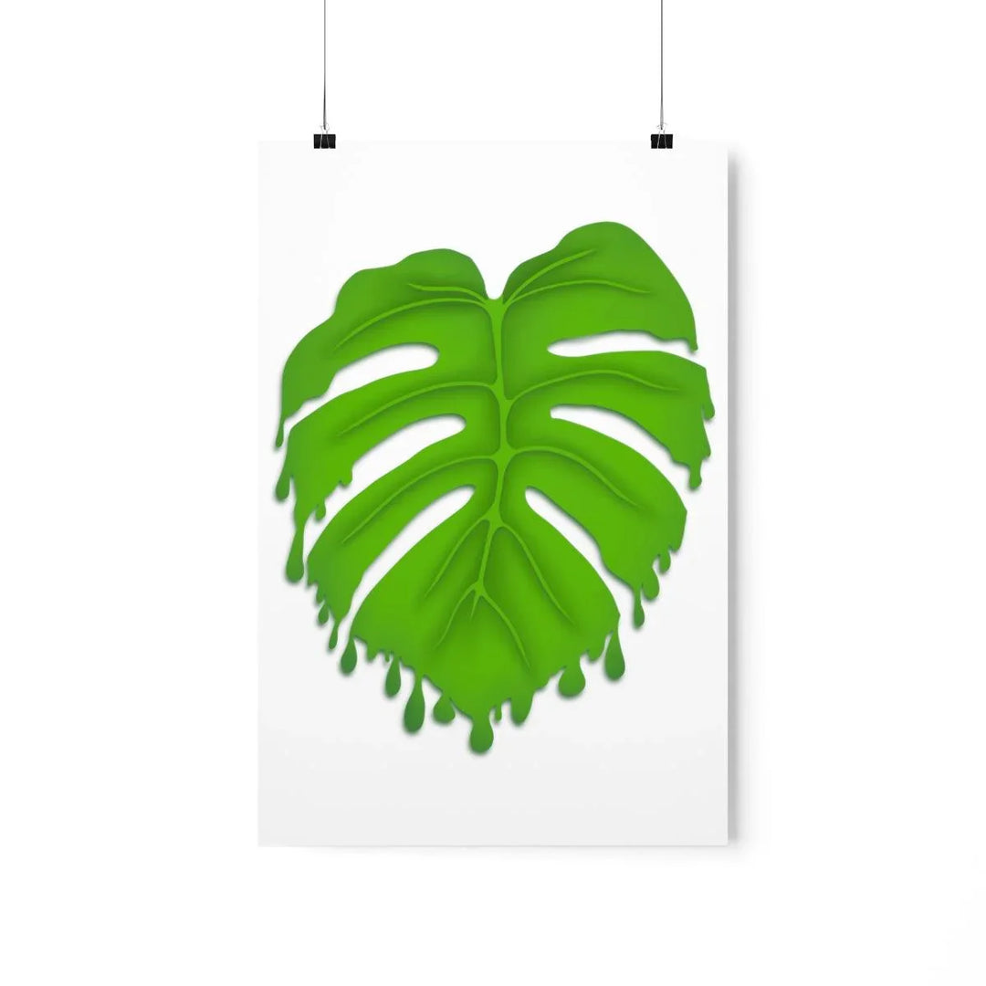Melting Monstera Print, Poster, Laura Christine Photography & Design, Back to School, Home & Living, Indoor, Matte, Paper, Posters, Valentine's Day promotion, Laura Christine Photography & Design, laurachristinedesign.com