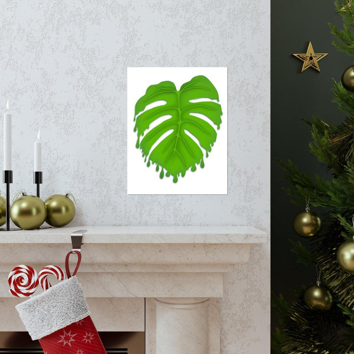 Melting Monstera Print, Poster, Laura Christine Photography & Design, Back to School, Home & Living, Indoor, Matte, Paper, Posters, Valentine's Day promotion, Laura Christine Photography & Design, laurachristinedesign.com