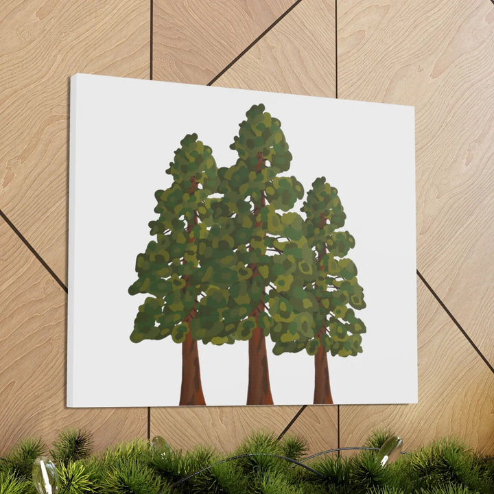 Coastal Redwoods Canvas - Stretched Cotton Canvas Art Print | Matte Finish Wall Hanging Artwork