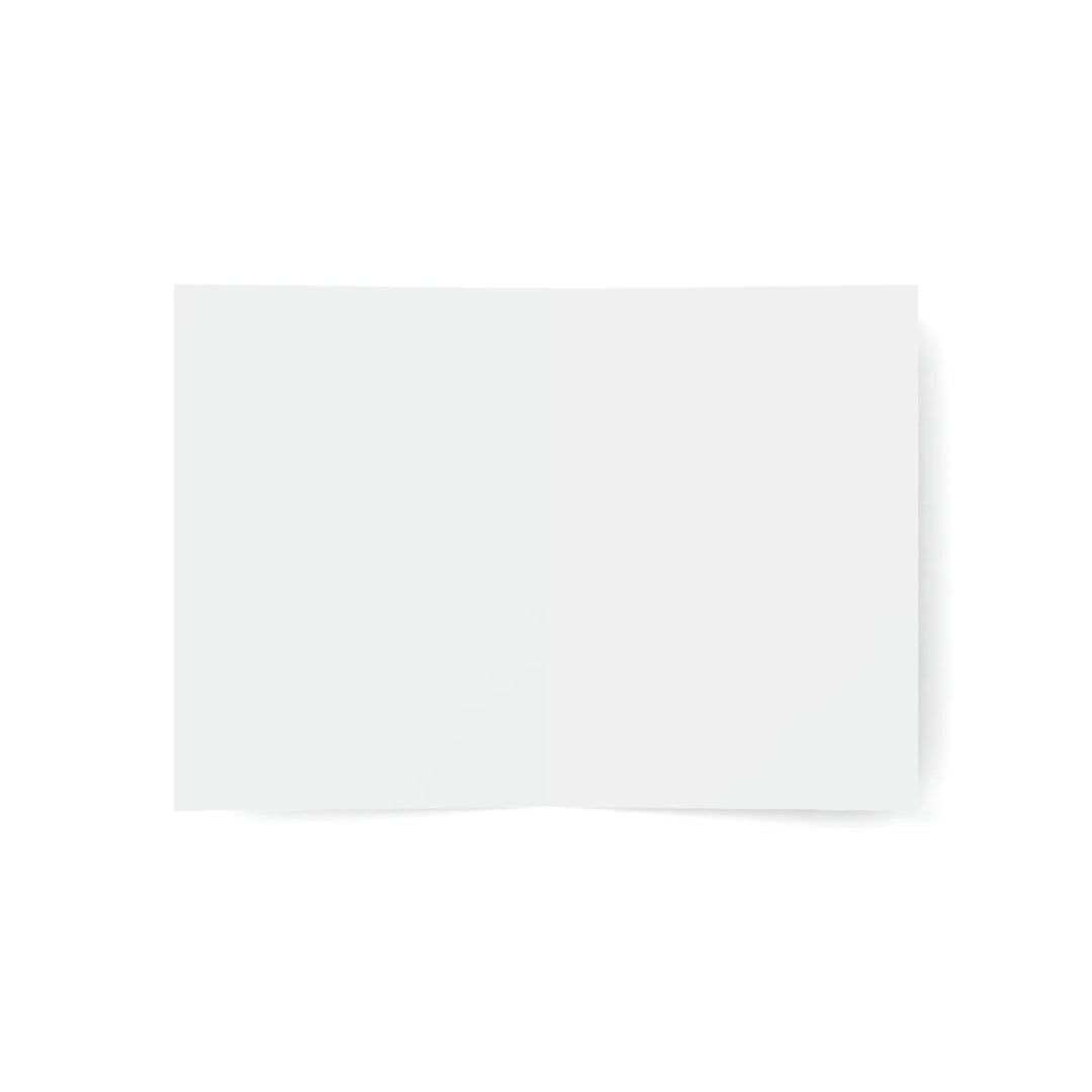 Succulent Greeting Card – Pastel Purple Rosette Botanical Art on Matte Finish Paper