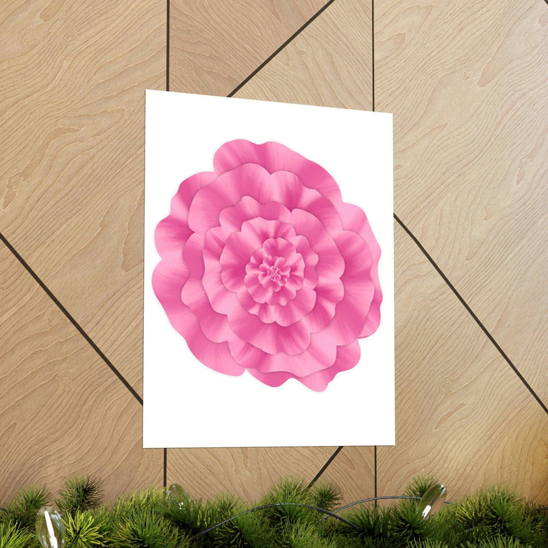 Abstract Peony Flower Print, Poster, Printify, Back to School, Home & Living, Indoor, Matte, Paper, Posters, Valentine&