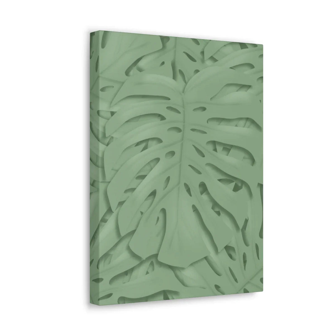 Monstera Canvas Art | Durable Matte Finish Canvas Art Print for Indoor Wall Decor