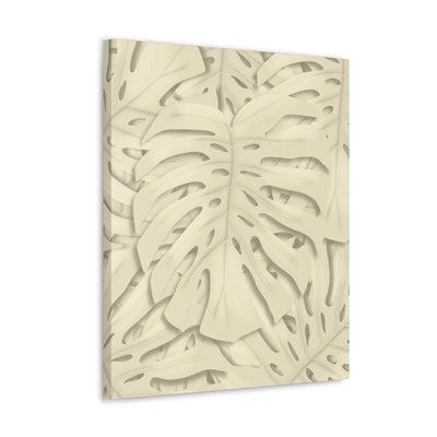 Soft Beige Monstera Canvas, Canvas, Laura Christine Photography & Design, Art & Wall Decor, Canvas, Hanging Hardware, Home & Living, Indoor, Laura Christine Photography & Design, laurachristinedesign.com