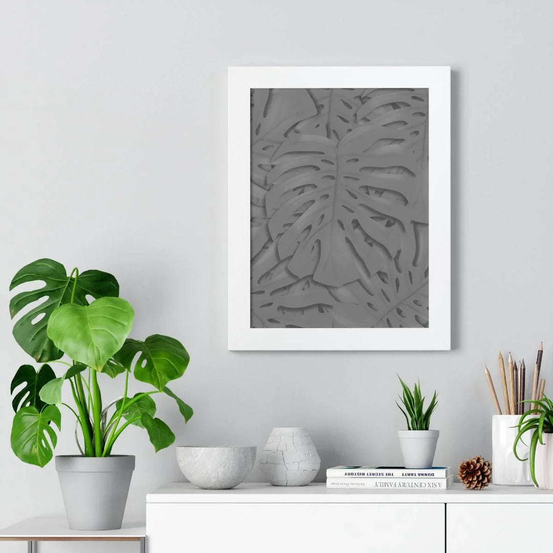 Smokey Monstera Framed Print, Poster, Laura Christine Photography & Design, Framed, Home & Living, Indoor, Paper, Posters, Laura Christine Photography & Design, laurachristinedesign.com
