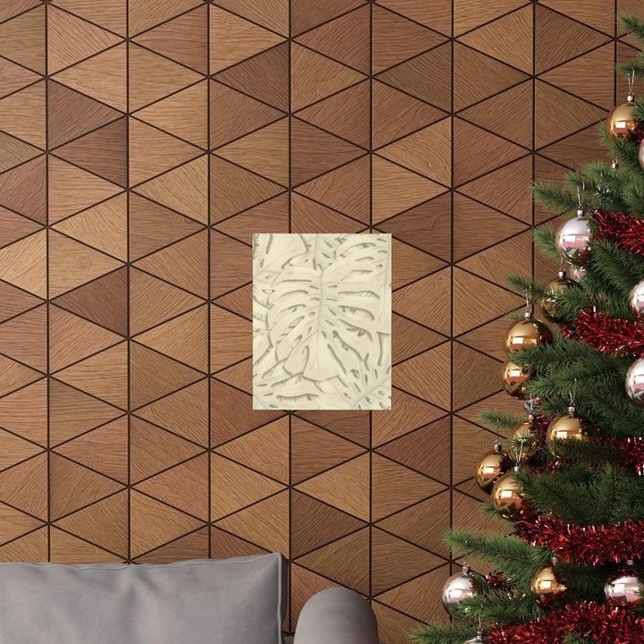 Soft Beige Monstera Print, Poster, Laura Christine Photography & Design, Back to School, Home & Living, Indoor, Matte, Paper, Posters, Valentine's Day promotion, Laura Christine Photography & Design, laurachristinedesign.com