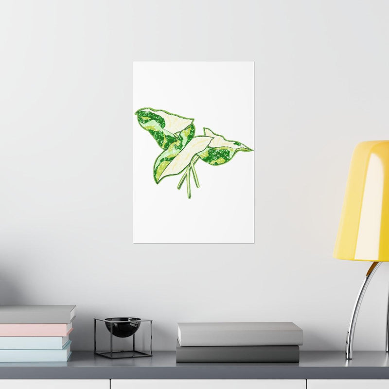 Marble Syngonium Print, Poster, Laura Christine Photography & Design, Back to School, Home & Living, Indoor, Matte, Paper, Posters, Valentine&