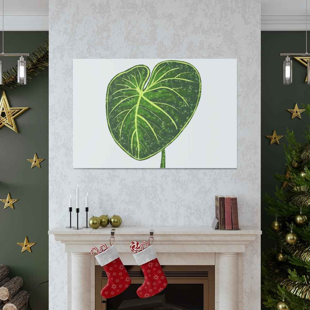 Philodendron Gloriosum Canvas - Stretched Canvas Art Print | Matte Indoor Wall Art