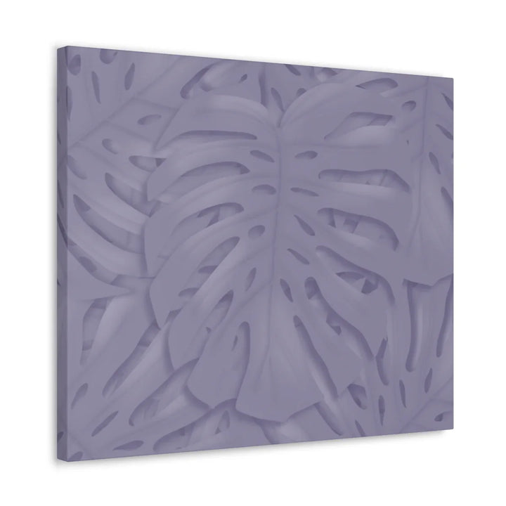 Violet Monstera Canvas – Durable Canvas Art Print With Matte Finish & Botanical Design