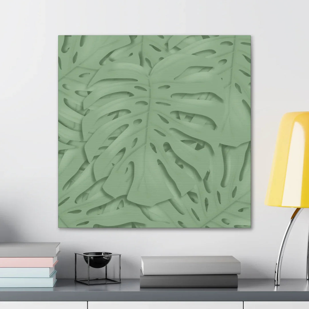 Monstera Canvas Art | Durable Matte Finish Canvas Art Print for Indoor Wall Decor